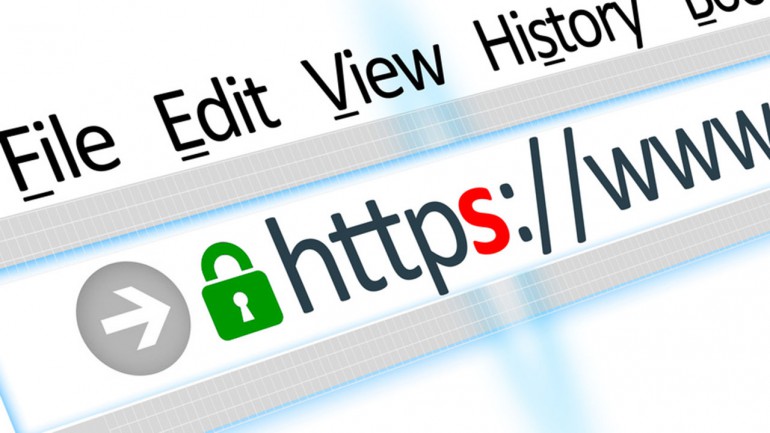 Secured connection web browser HTTPS