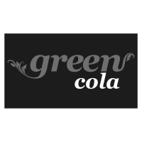 Logo green cola, black & white
