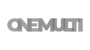 Logo OneMulti, black & white
